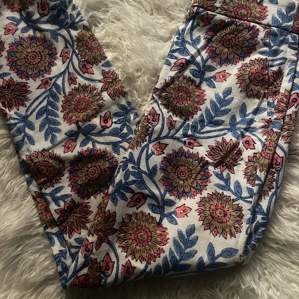 J crew Floral pants